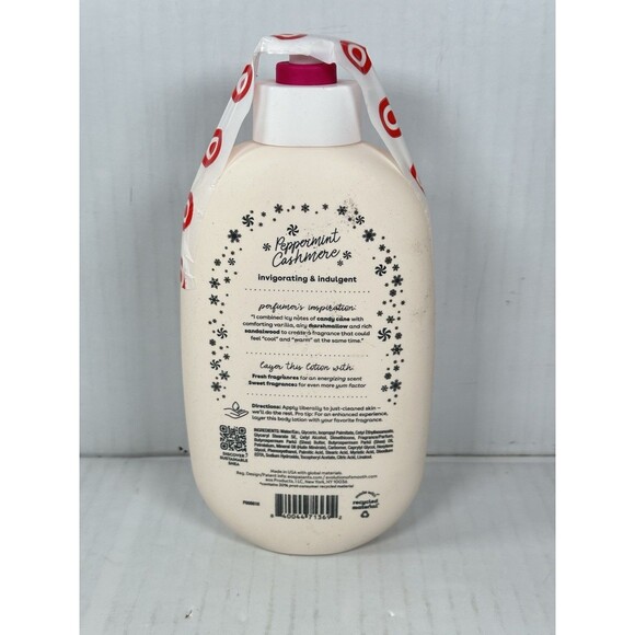 Eos Peppermint Cashmere Body Lotion Limited Edition 16 oz 24H Moisture NEW - Picture 2 of 2